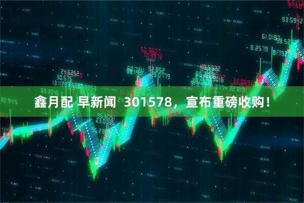 鑫月配 早新闻 301578,宣布重磅收购!