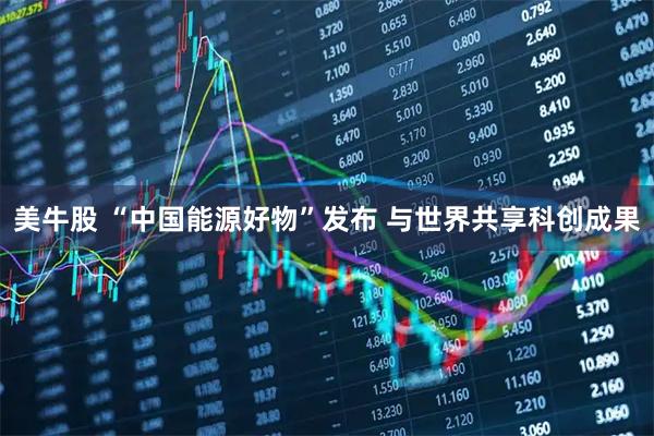 美牛股 “中国能源好物”发布 与世界共享科创成果